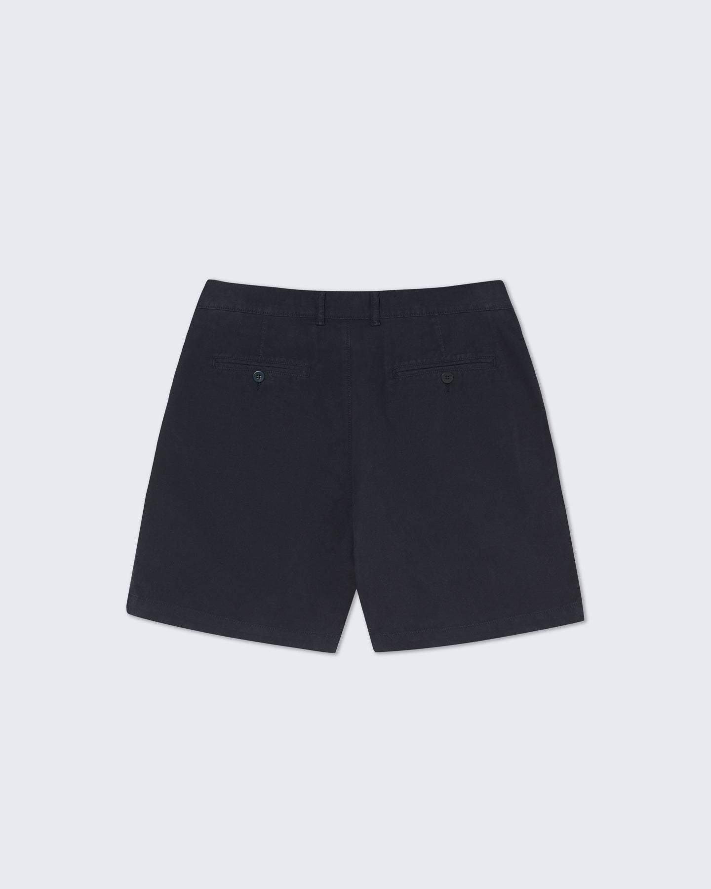 LAPA, Relaxed Pleated Shorts, Navy Canvas