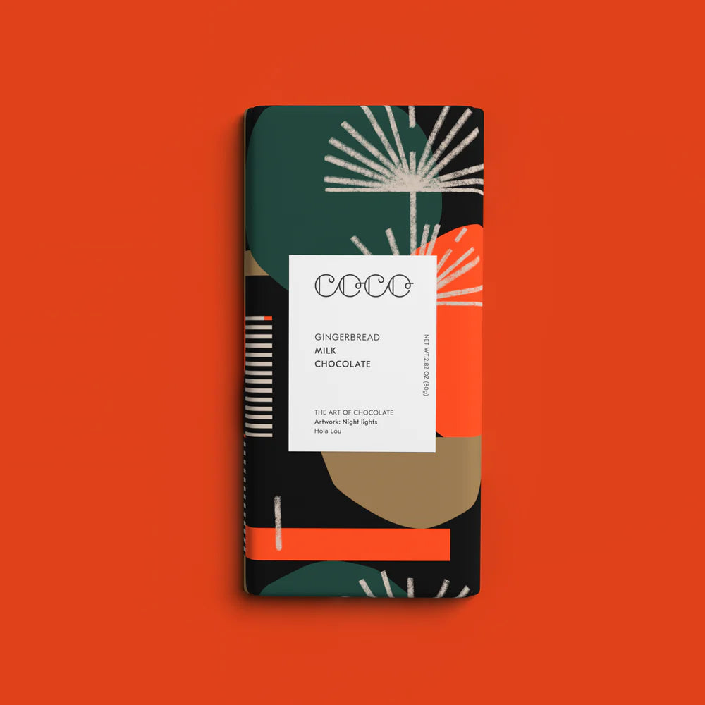 COCO Chocolatier - Gingerbread 80G Milk Chocolate