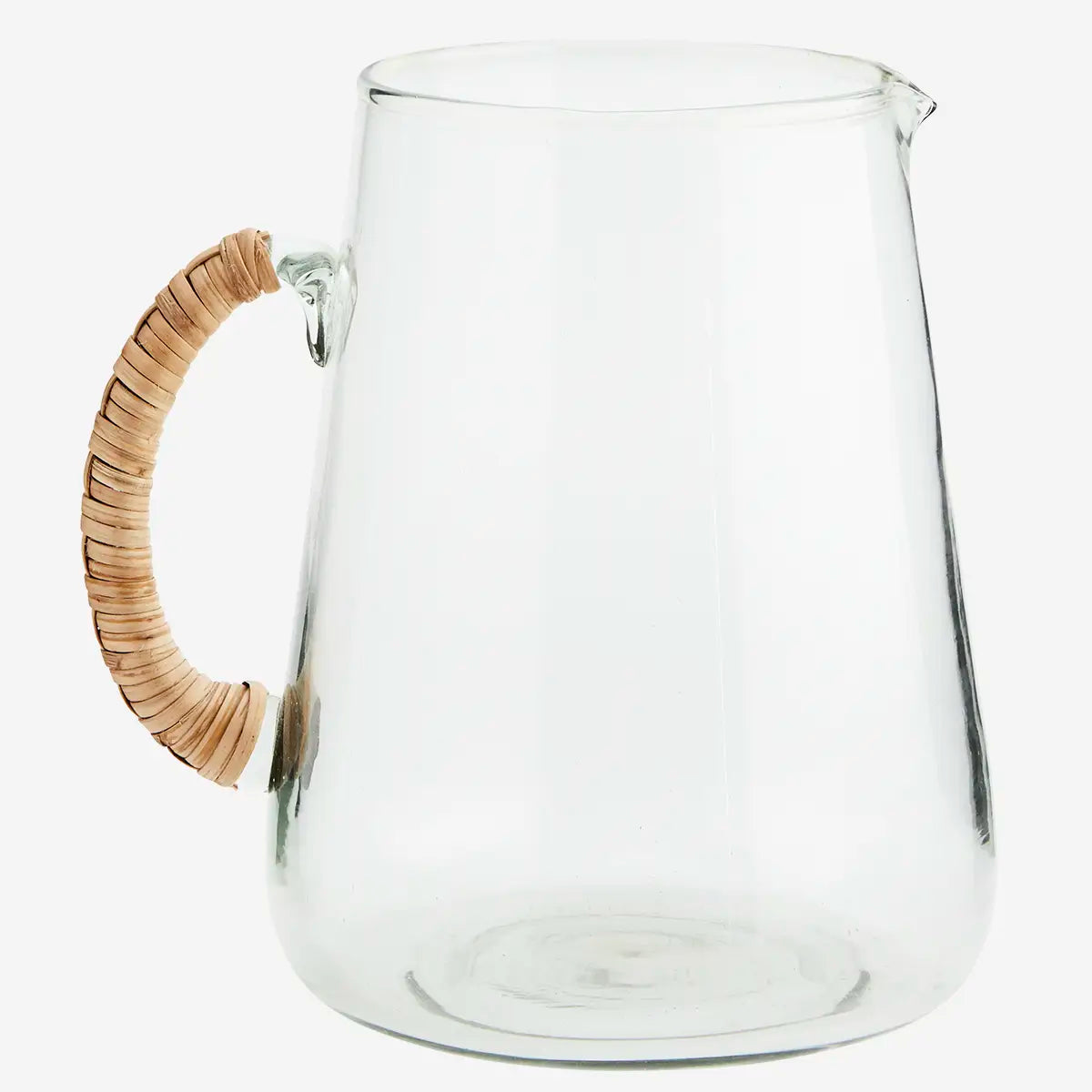 Glass Jug with Bamboo Handle - Large