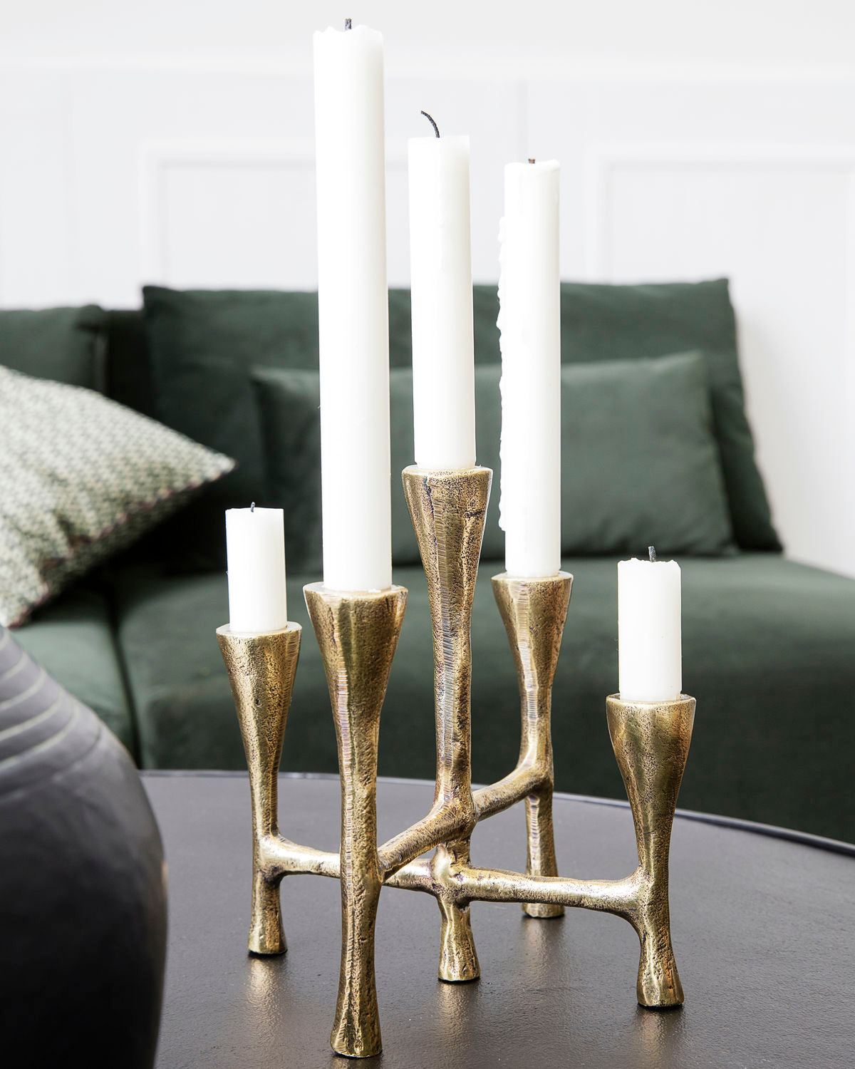 Brass candle holder