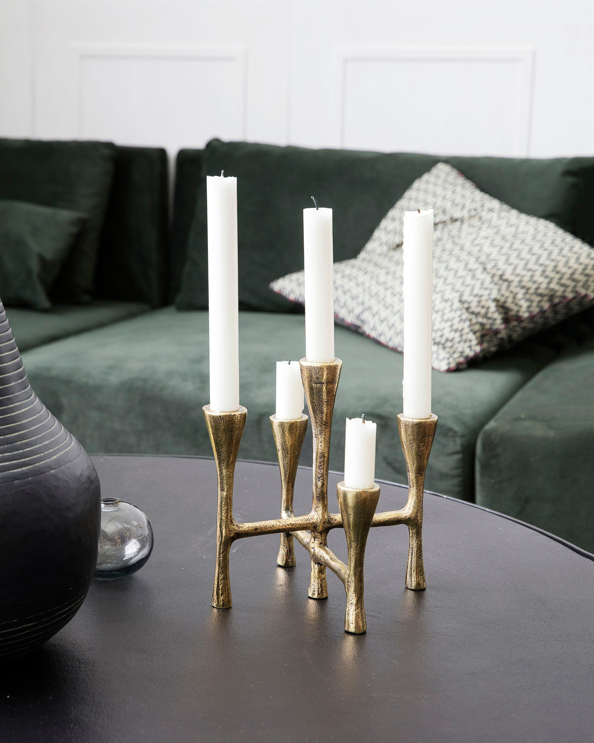 Brass candle holder