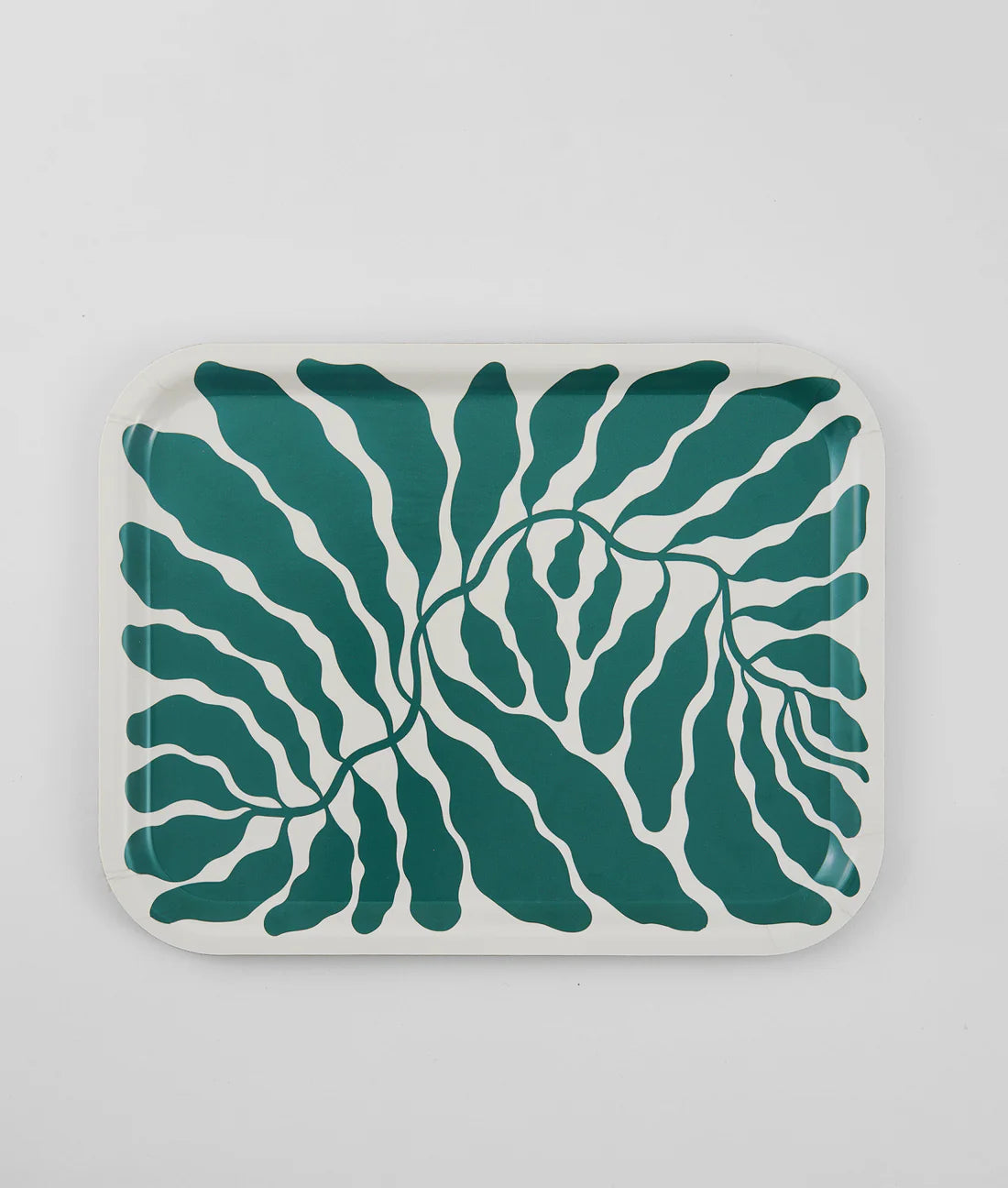 Green Leaves Tray