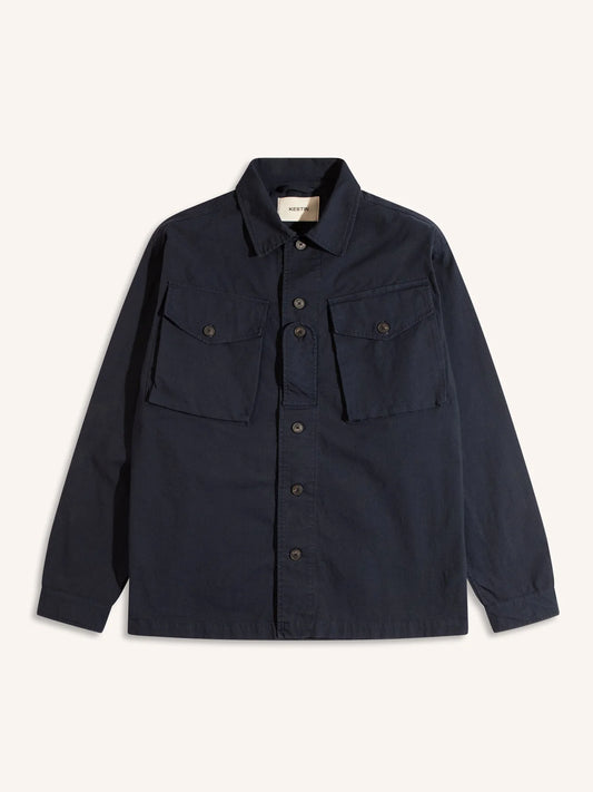 Redford Jacket in Navy Cotton Ripstop