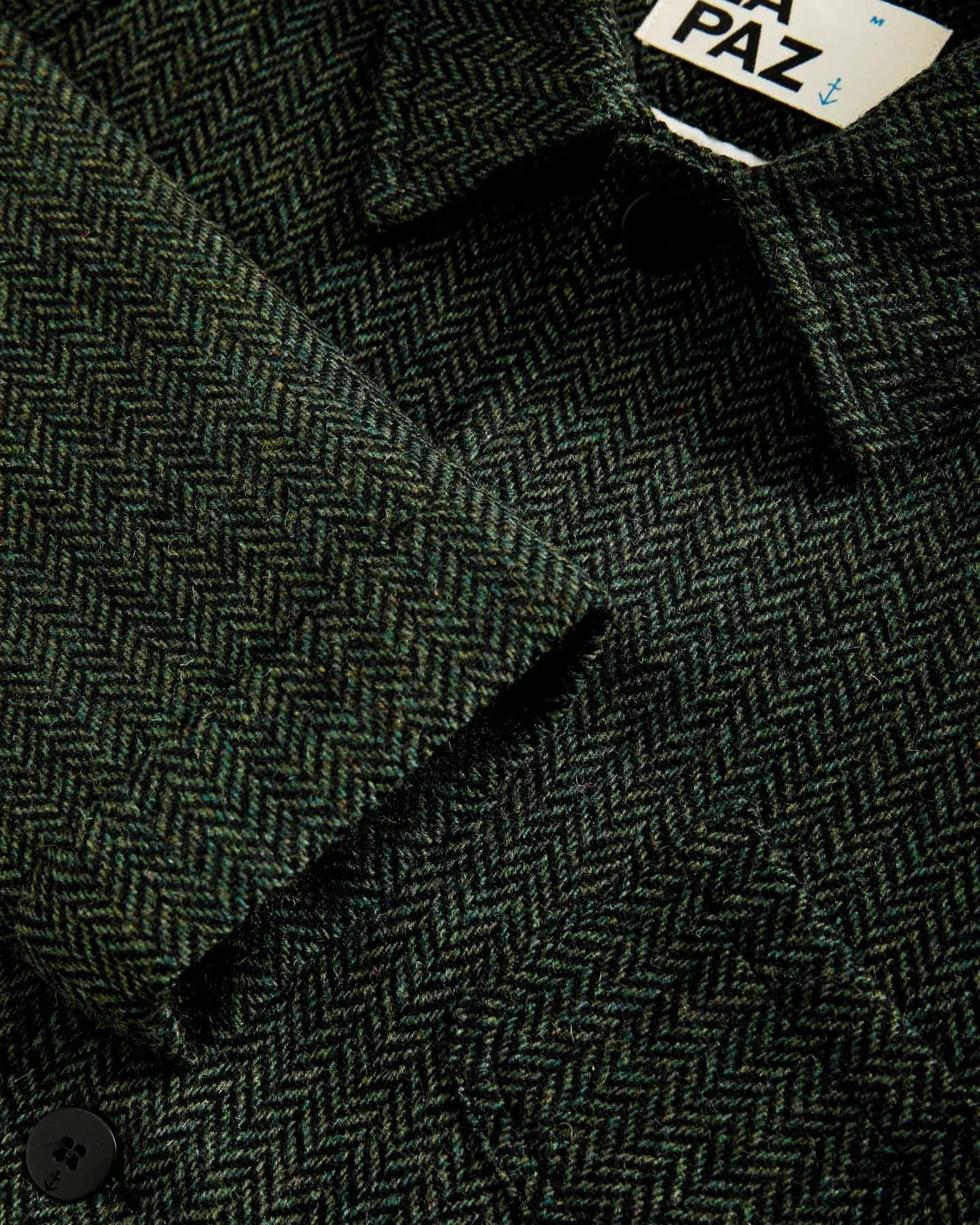 MANTERO BLACK/GREEN HERRINGBONE