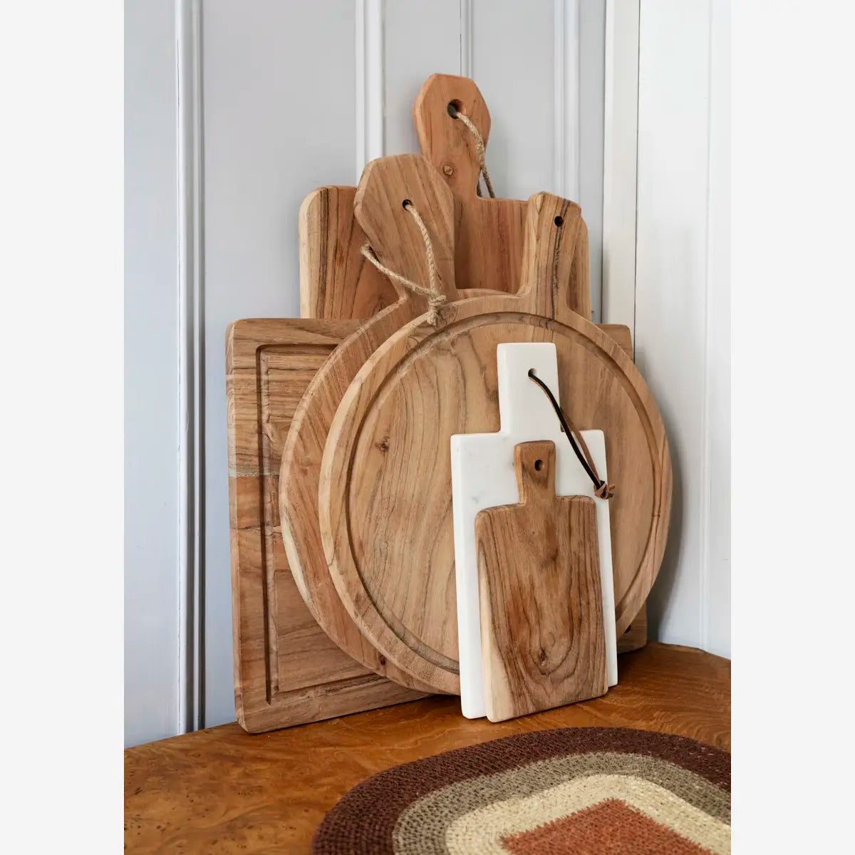 MARBLE CHOPPING BOARD, WHITE