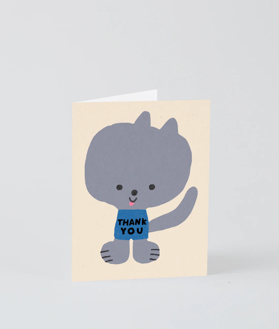 Thank You Kitty Greetings Card