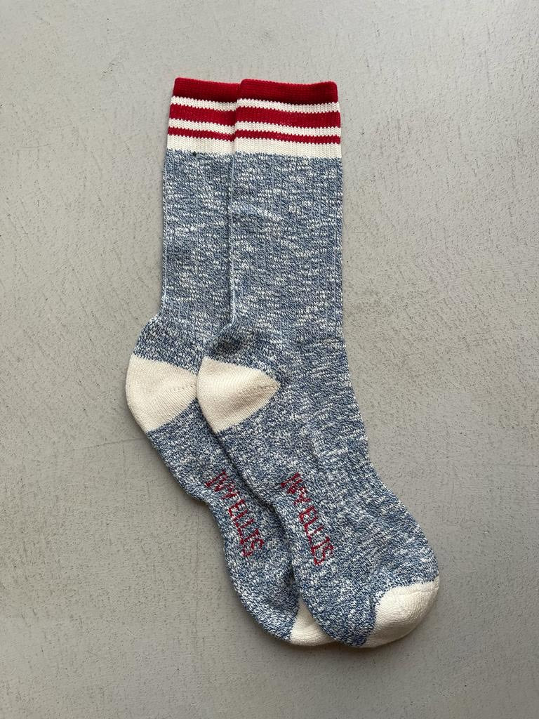 THE DORNOCH MEN'S SLUB CREW LENGTH SOCKS