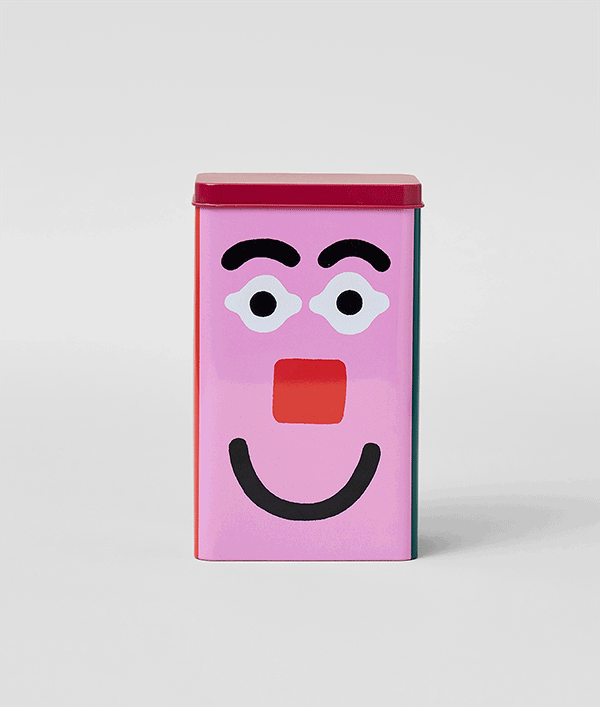 'Faces' Coffee Storage Tin