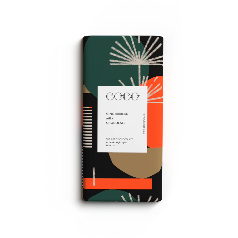 COCO Chocolatier - Gingerbread 80G Milk Chocolate