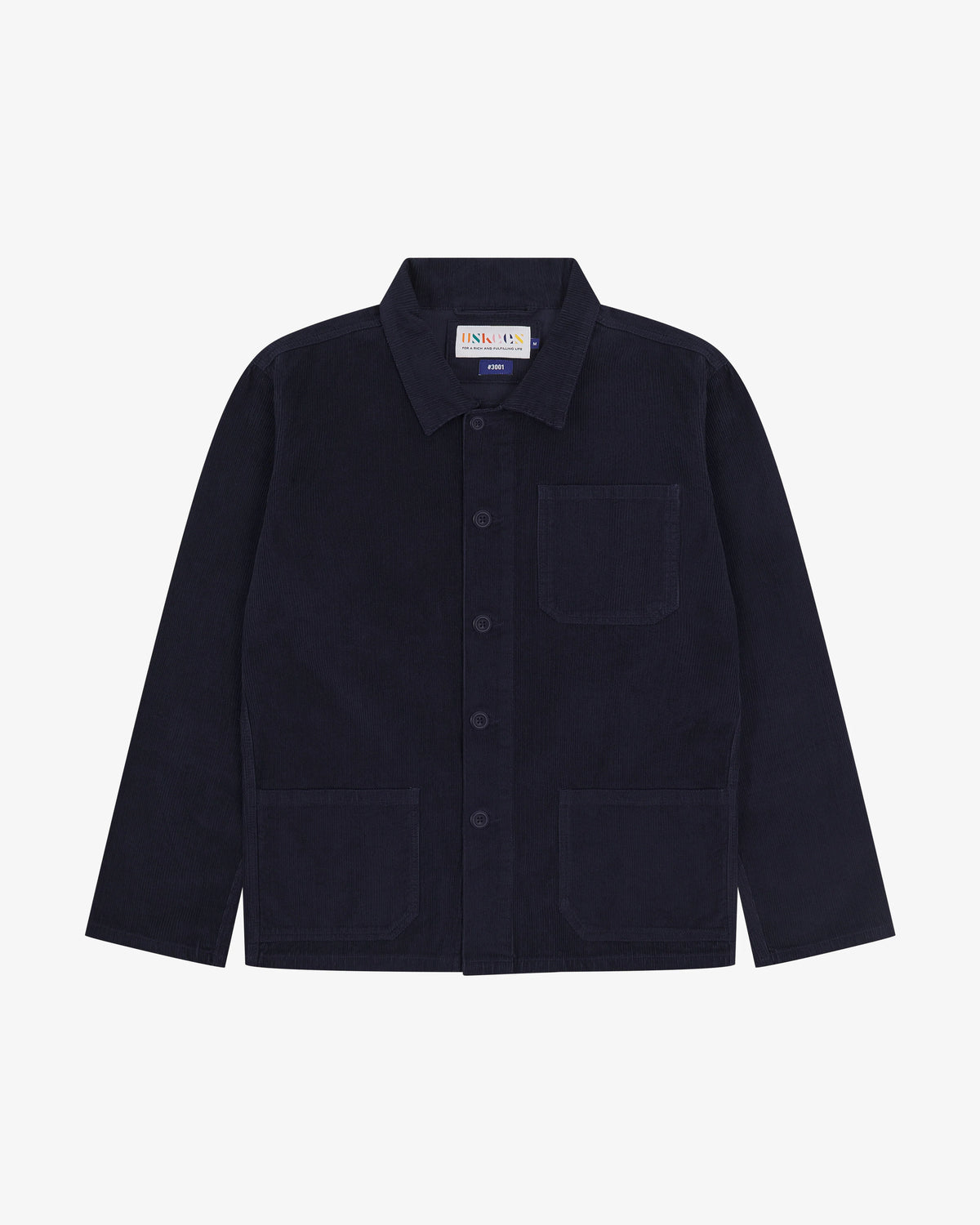 3001 Cord Overshirt - Midnight Blue