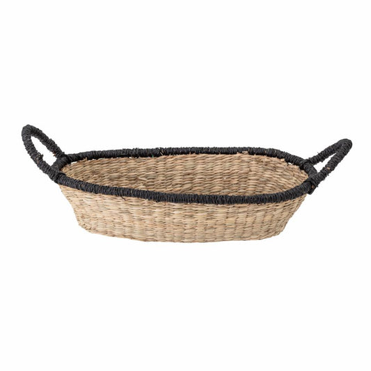 Ji Basket, Black, Seagrass