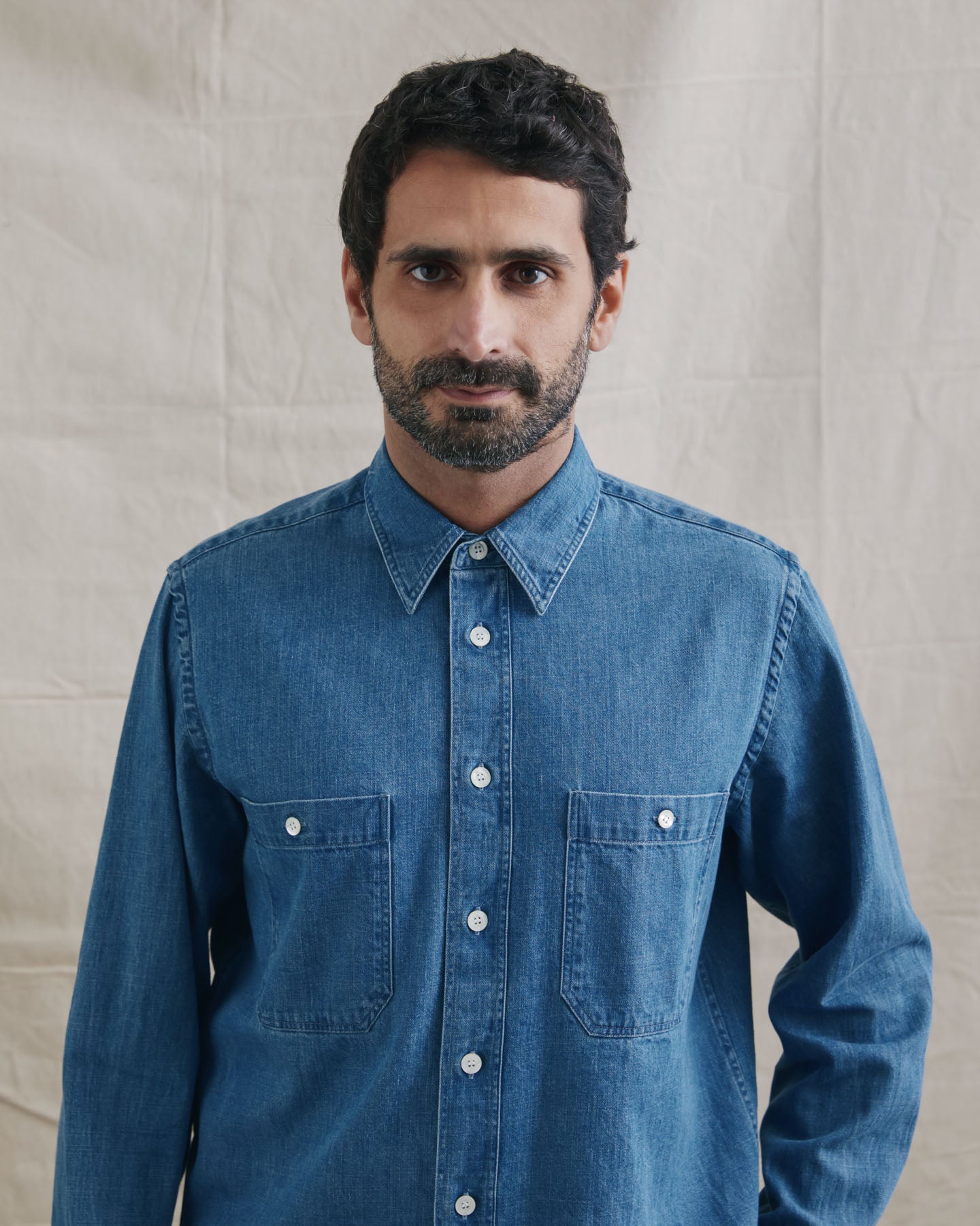 Pizarro Half bleach denim shirt