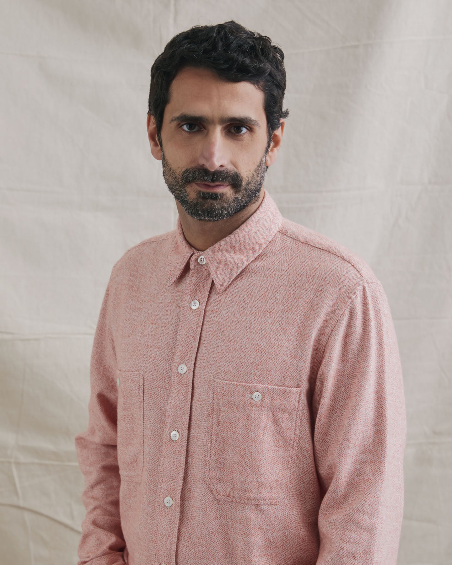 Pizarro Camelia Herringbone shirt