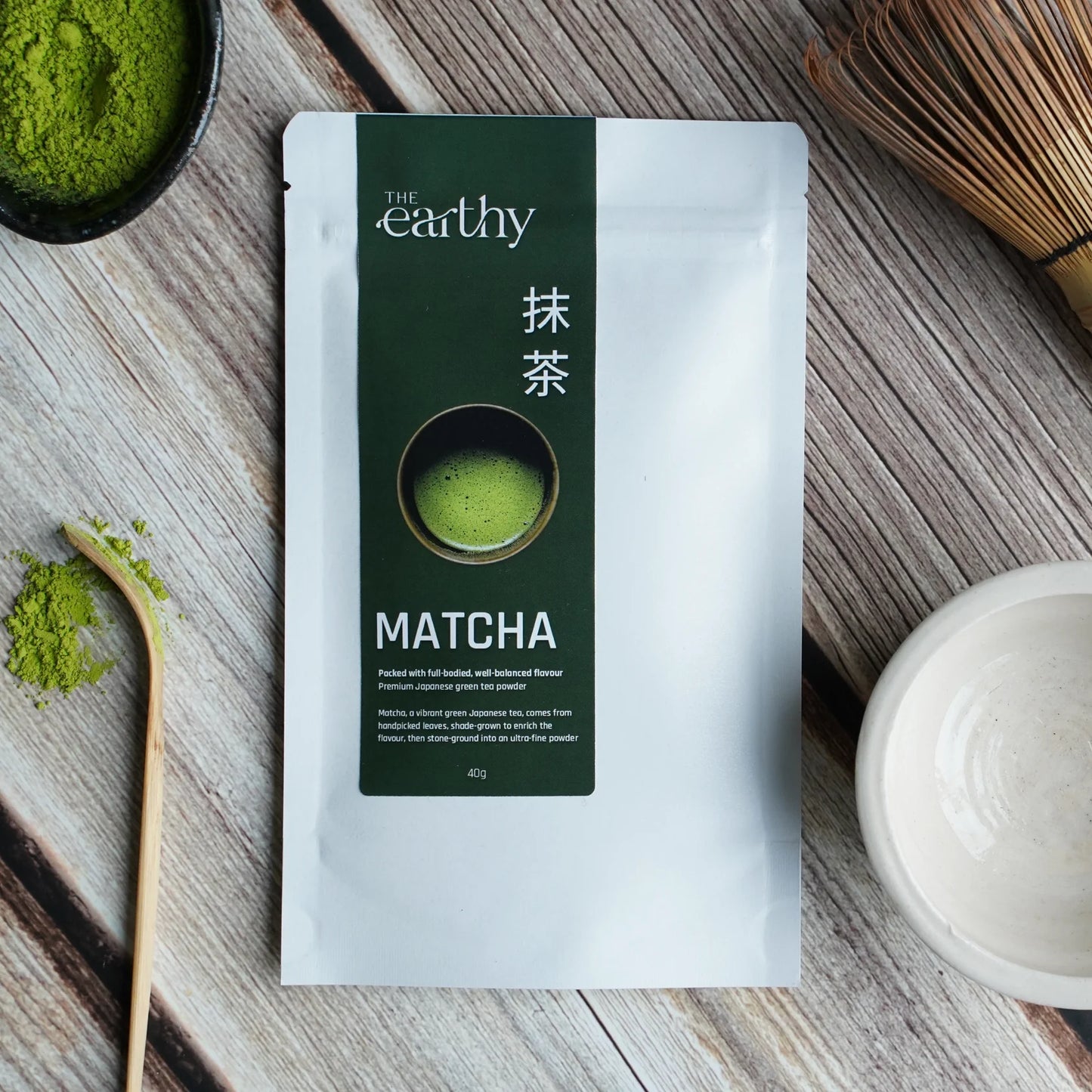 The Earthy Premium Grade Matcha Powder