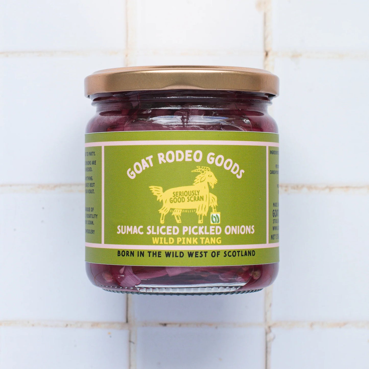 NEW!! Sumac Sliced Pickled Onions - Wild Pink Tang