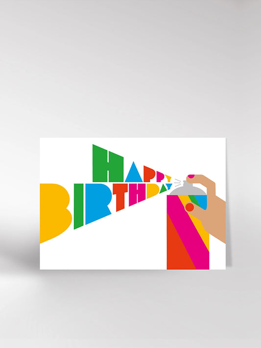 Spray Can Card