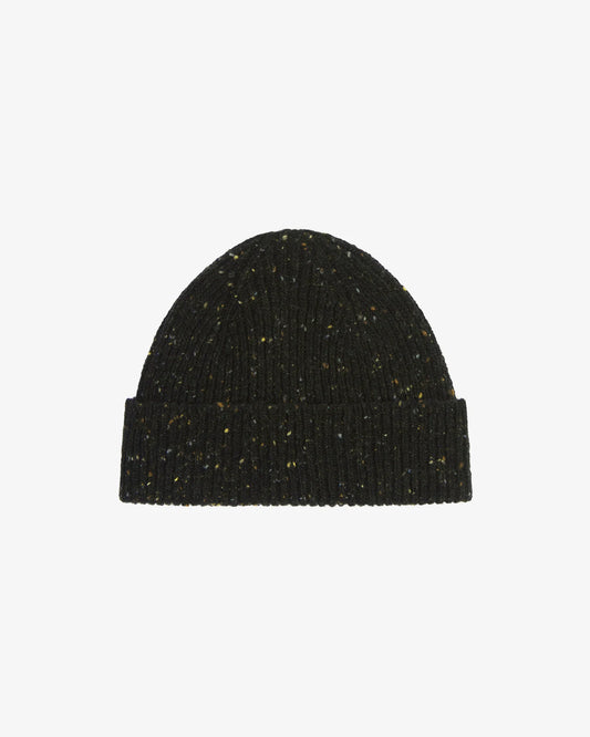4003 speckled donegal wool hat - speckled kelp