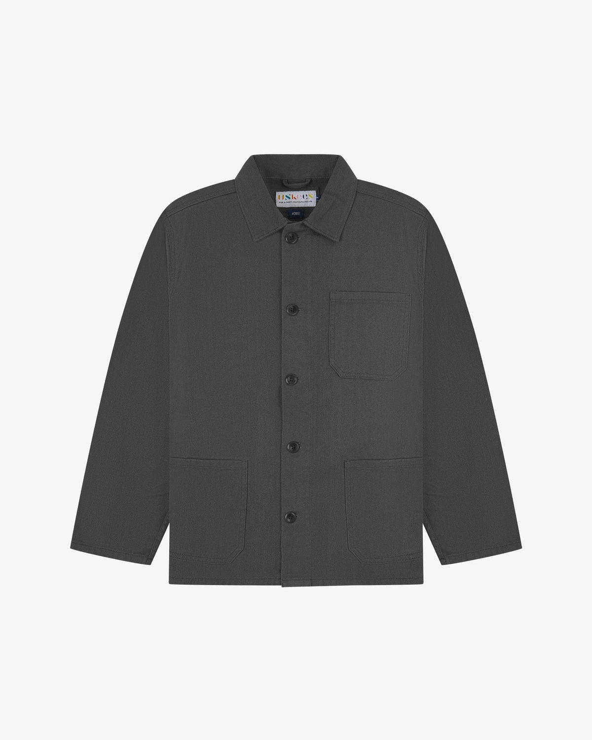 3001 Drill Overshirt - charcoal