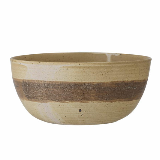 Solange Bowl, Nature, Stoneware, Large