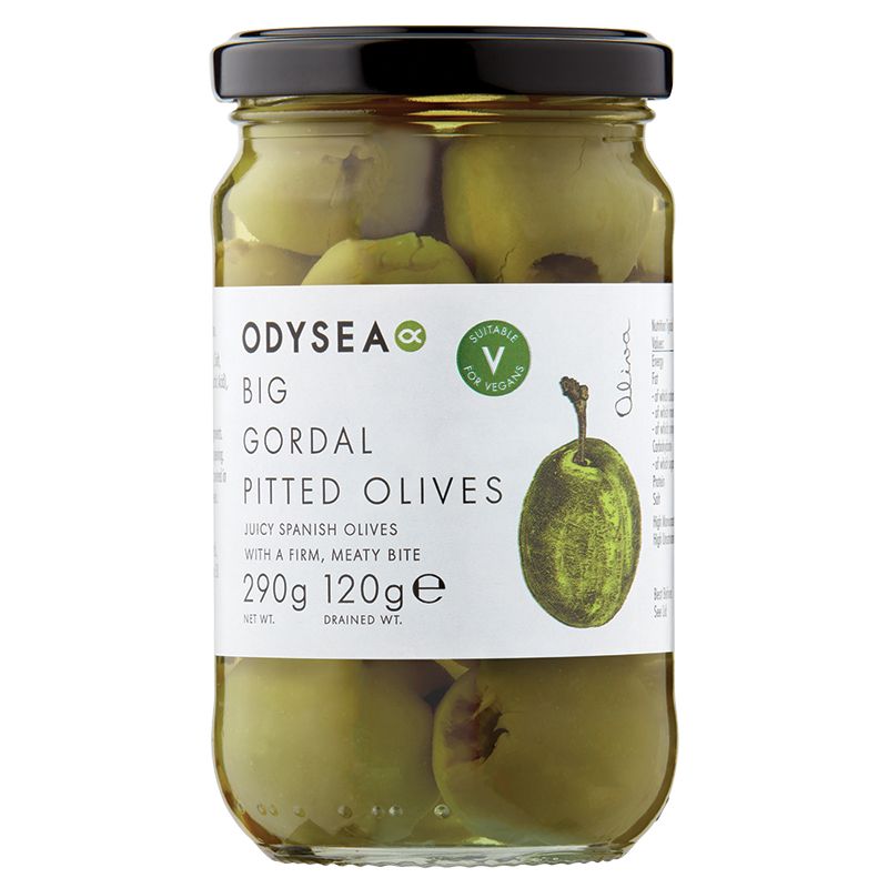 Odysea Pitted Green BIG Gordal Olives