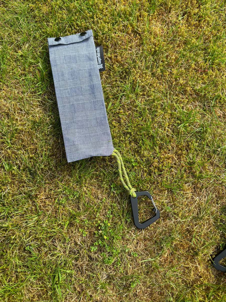 Spork with wax cotton pouch