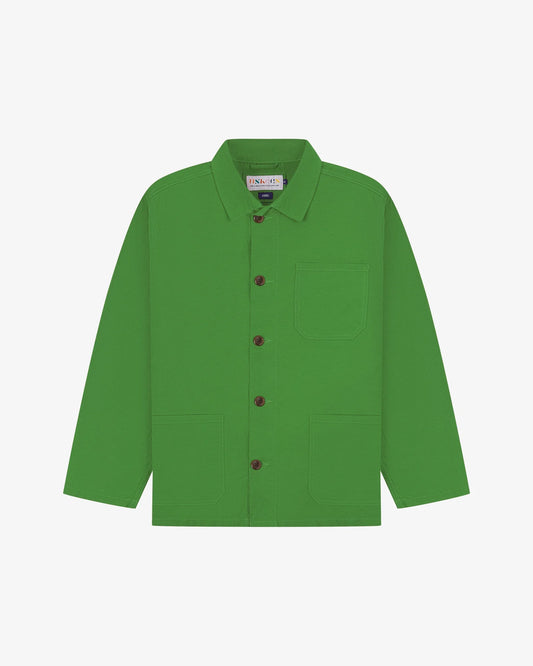 3001 buttoned overshirt - tropical green
