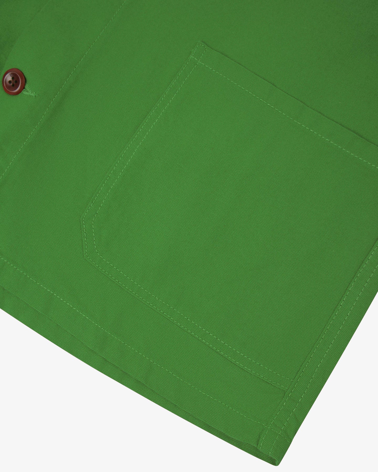 3001 buttoned overshirt - tropical green