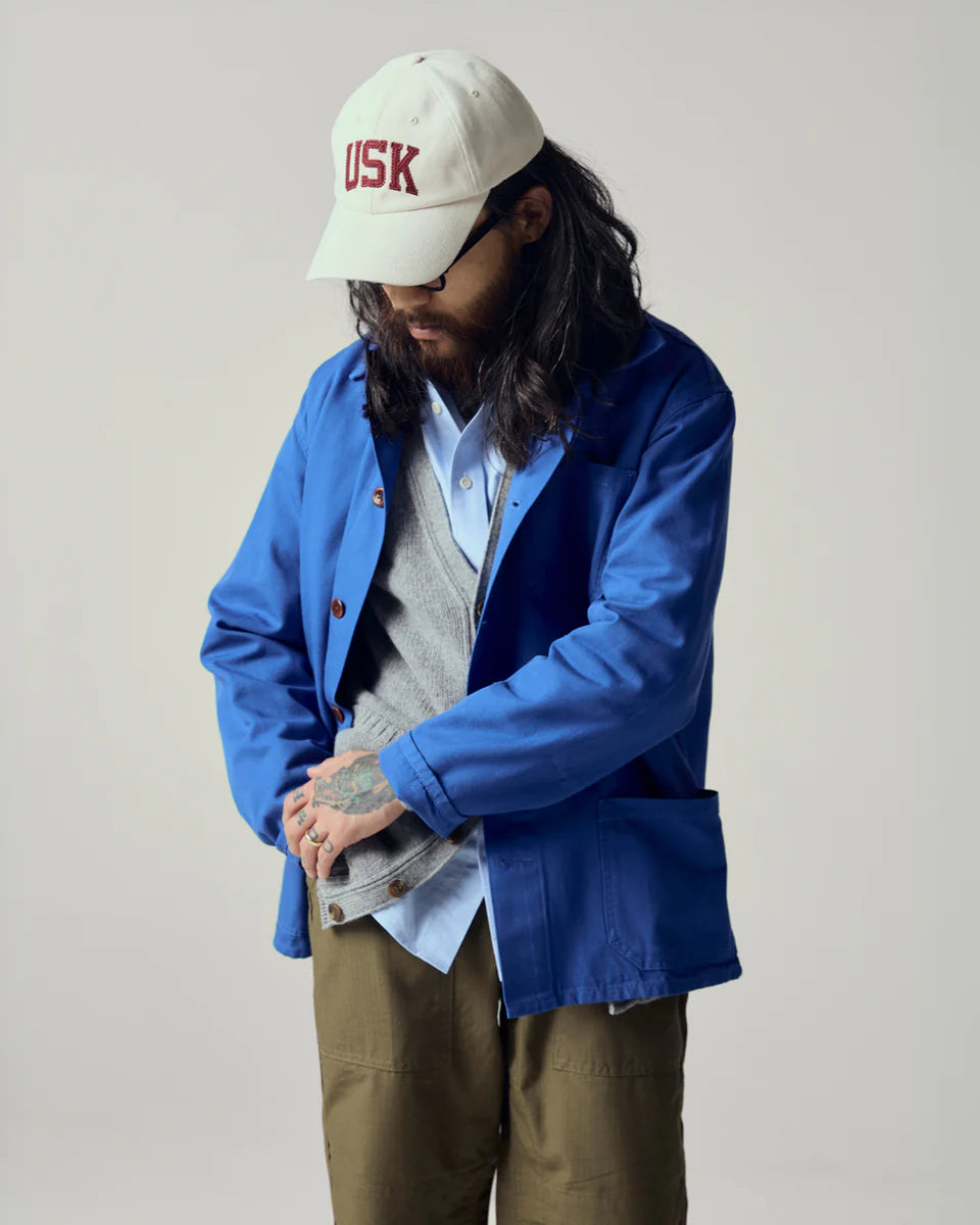 3001 buttoned overshirt - ultra blue