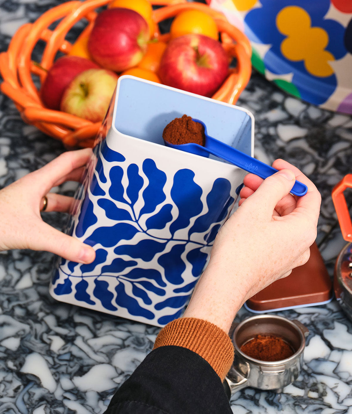'Leaves' Coffee Storage Tin
