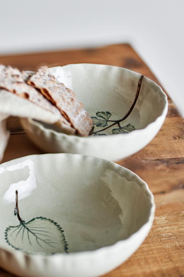 Aubrin Bowls, Set of 2, Nature, Stoneware