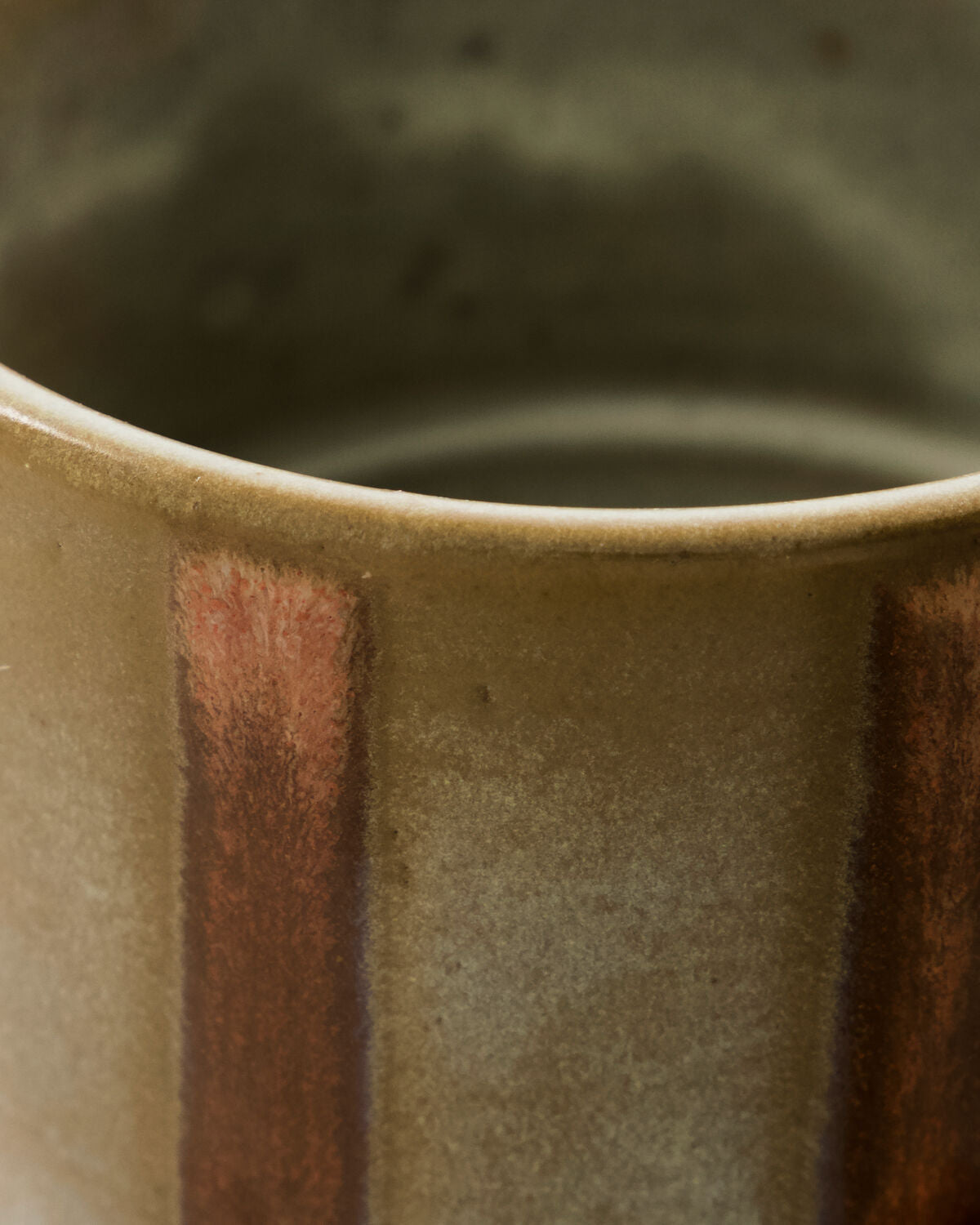 Storage Pots, Set of 2, Black, Brown & Sand