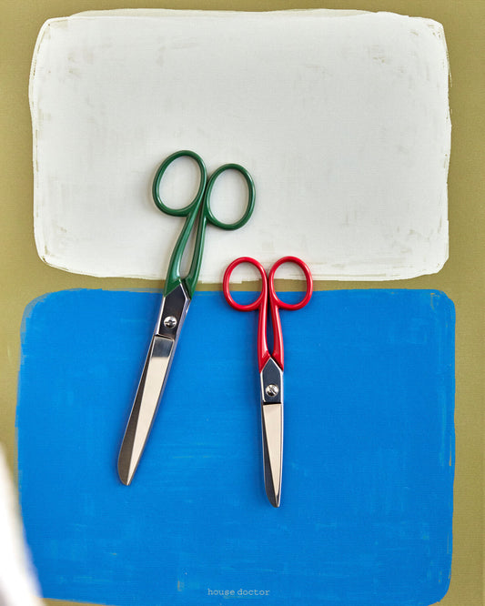 Scissors, Set of 2, Red & Green