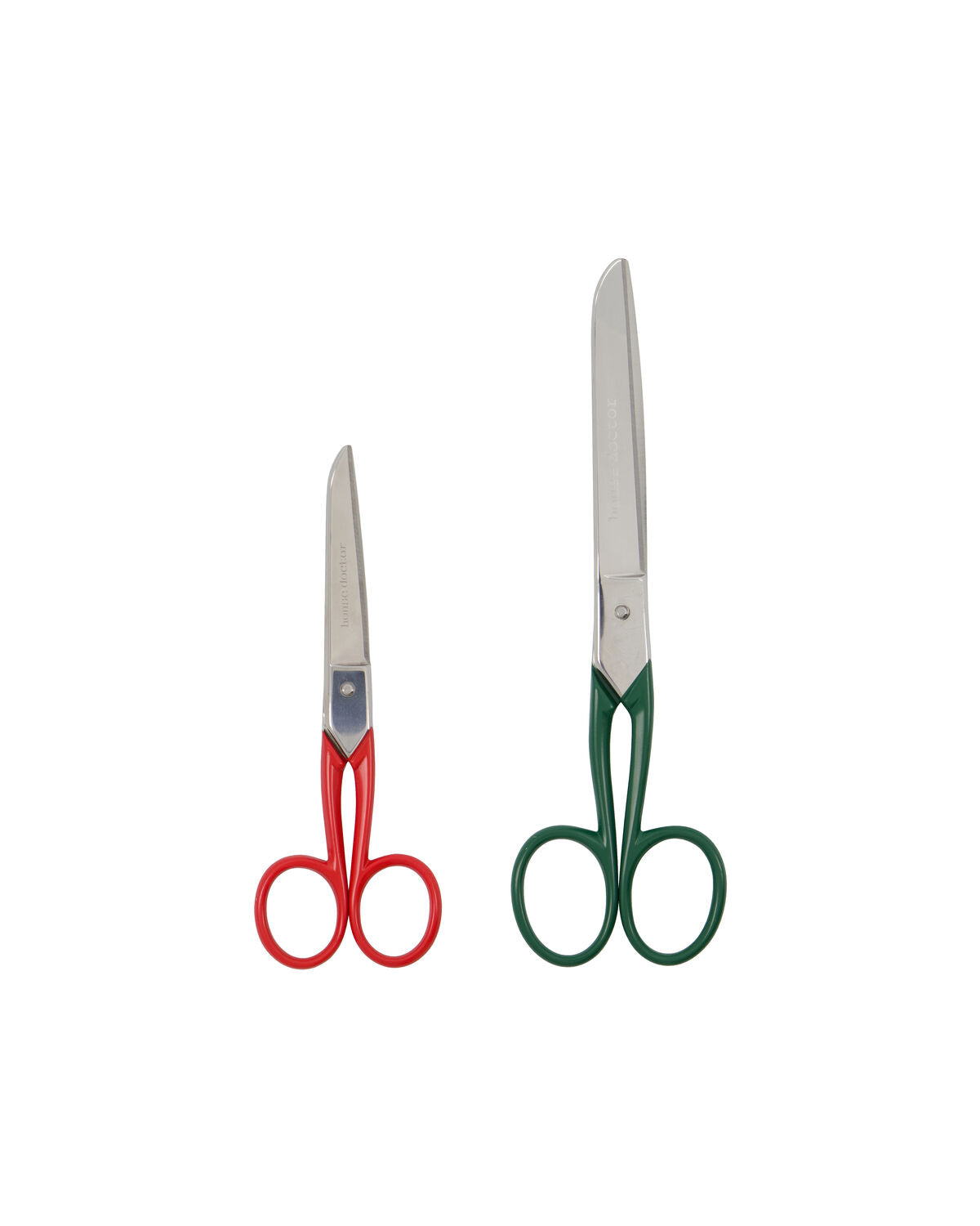 Scissors, Set of 2, Red & Green