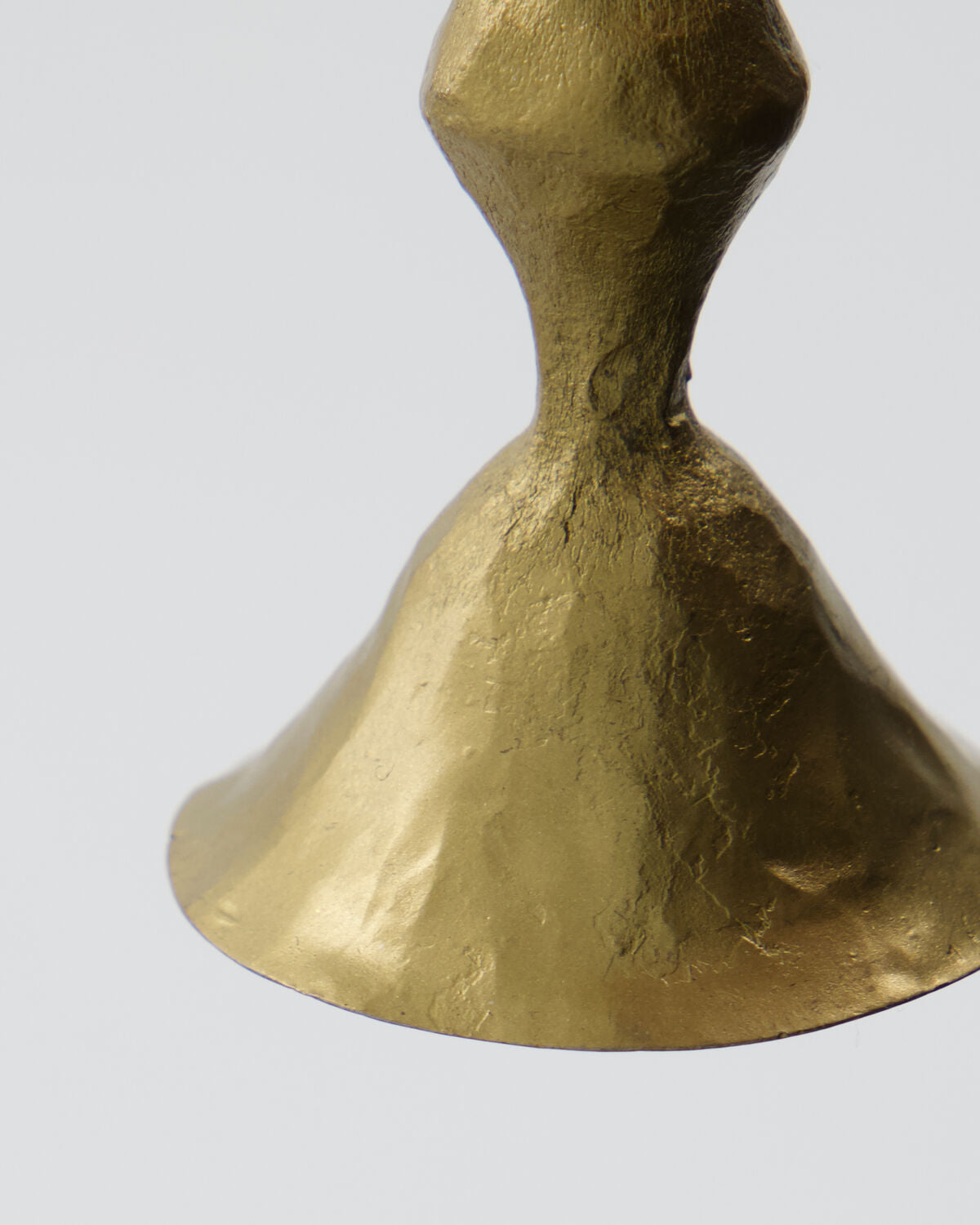 Candle holders, Set of 3, Castle, Antique Brass