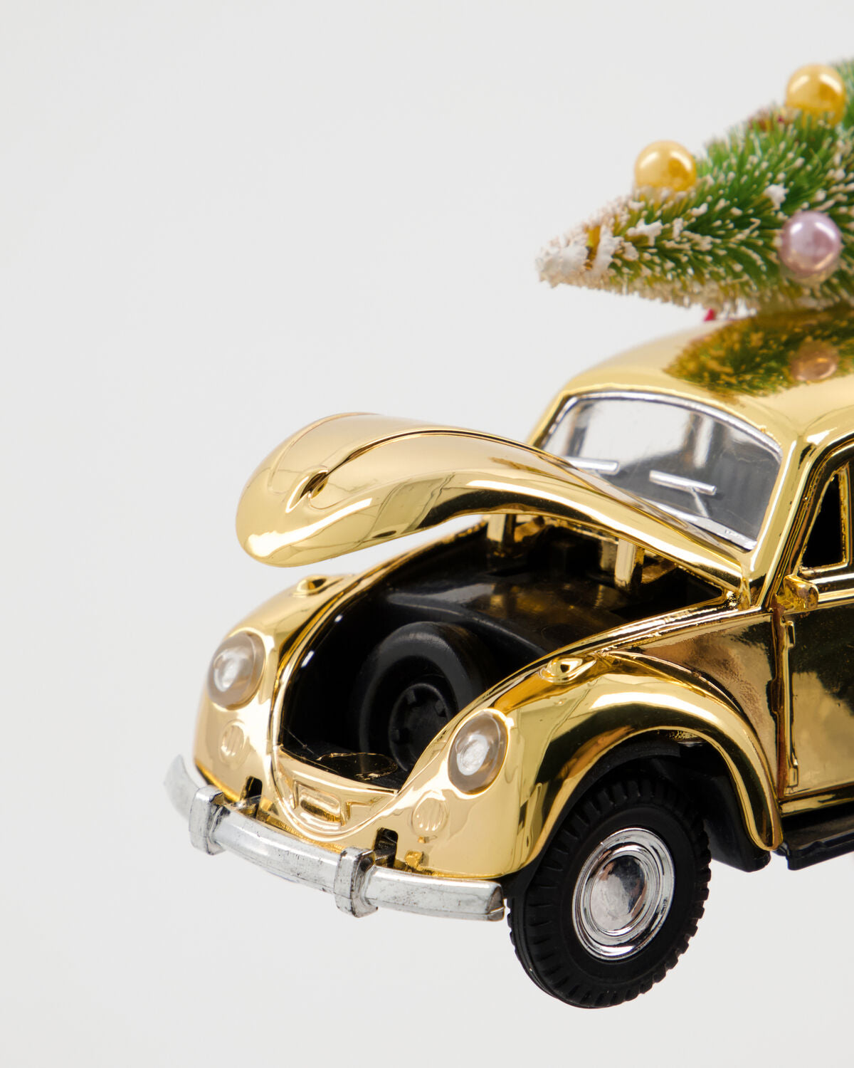 Decoration, Xmas Car, Golden