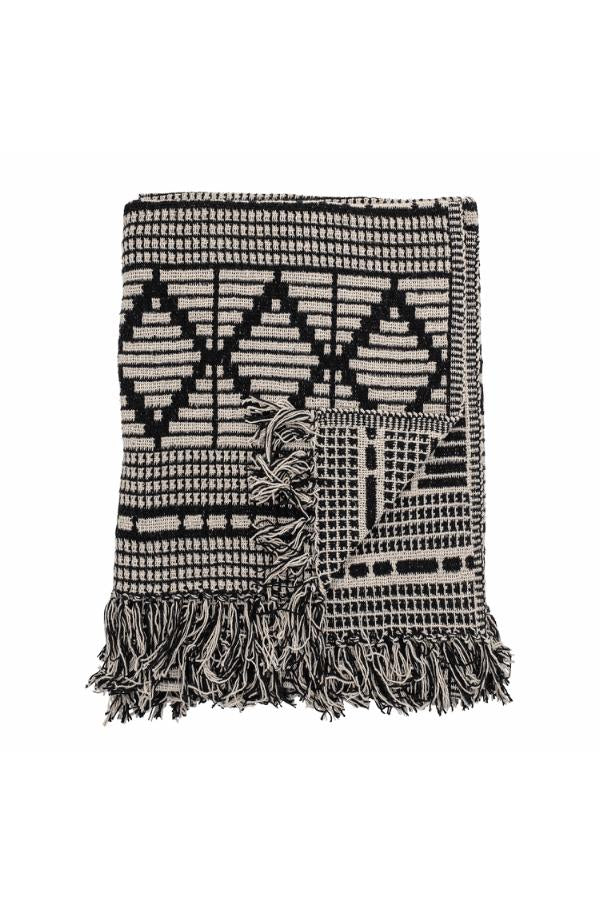 Gutte Throw, Black, Recycled Fibres