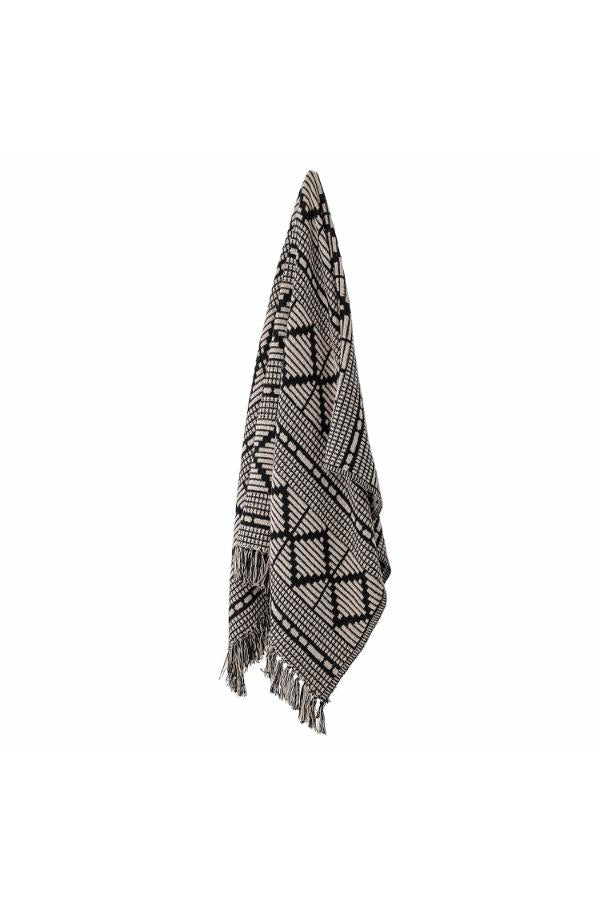 Gutte Throw, Black, Recycled Fibres
