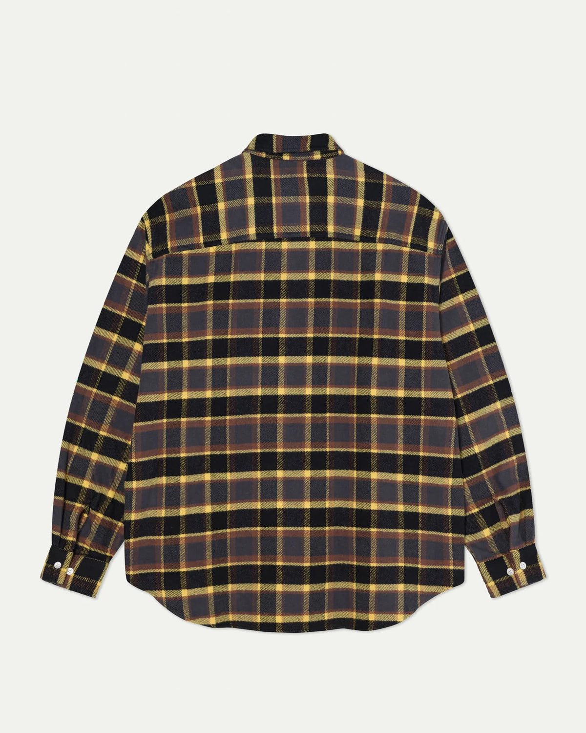 CARVALHO, Baggy Oversized Shirt, Yellow Checks
