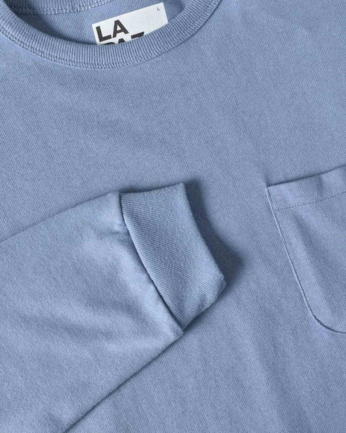 DUARTE, Long-sleeve Pocket T-Shirt, Blue