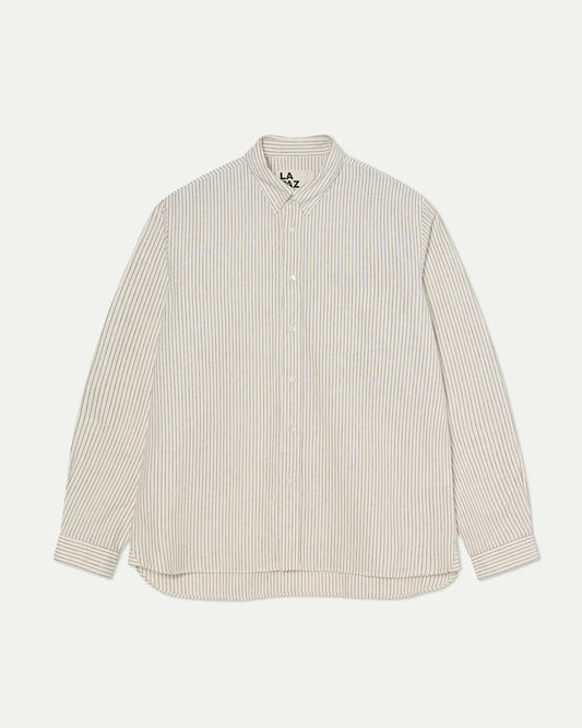 Branco Button Down Shirt Balsam Green Stripes