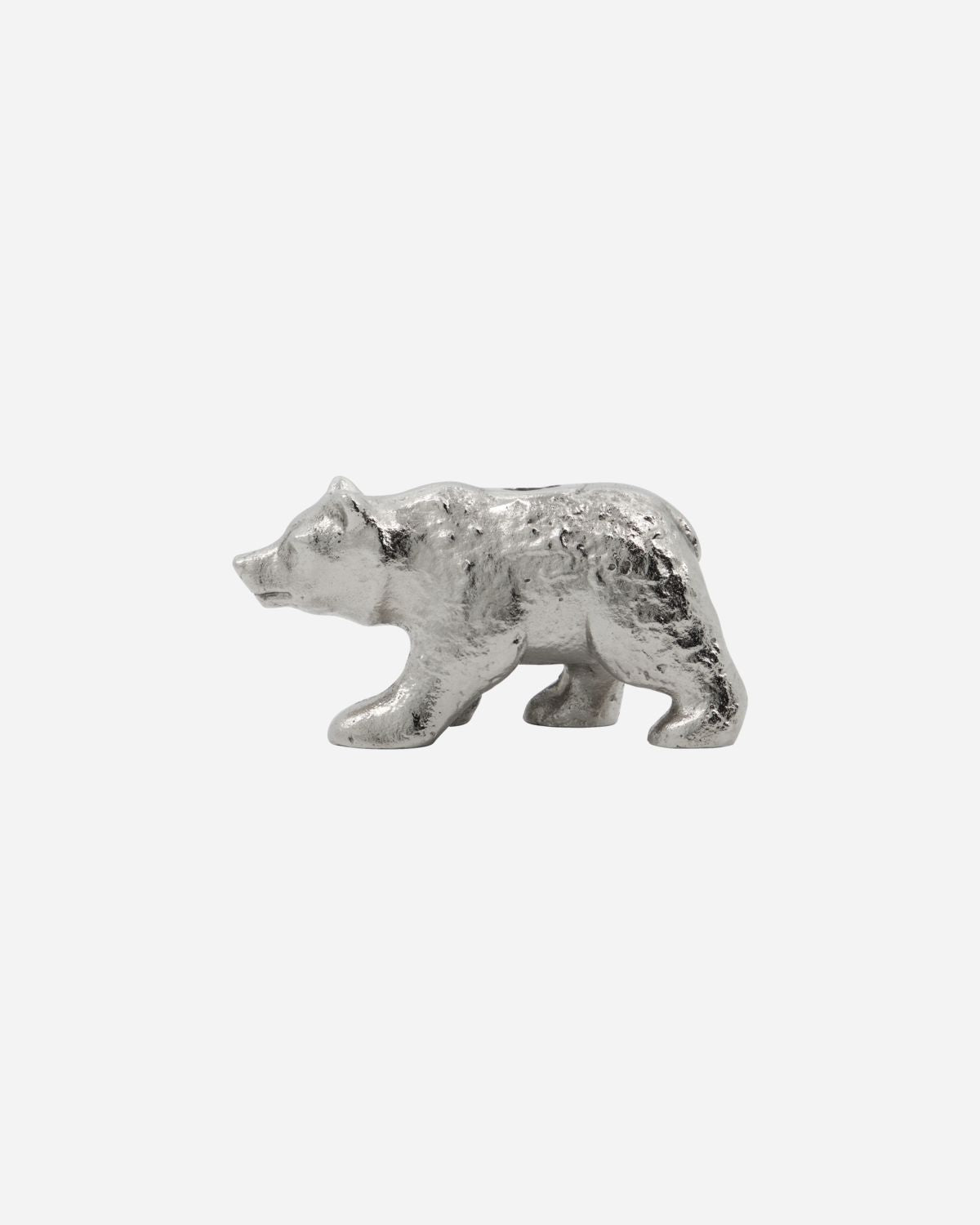 Polar silver candle holder