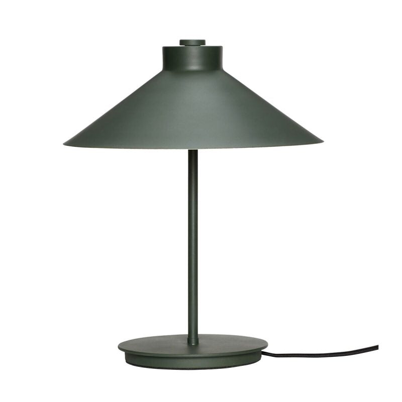 Shape table lamp, green