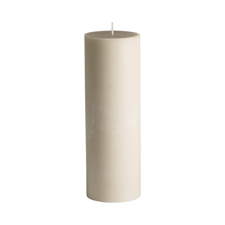 Pillar candle, Sand, 20cm