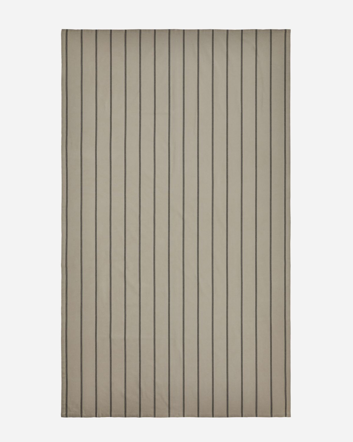 Stalgia Striped Taupe Cotton Tablecloth