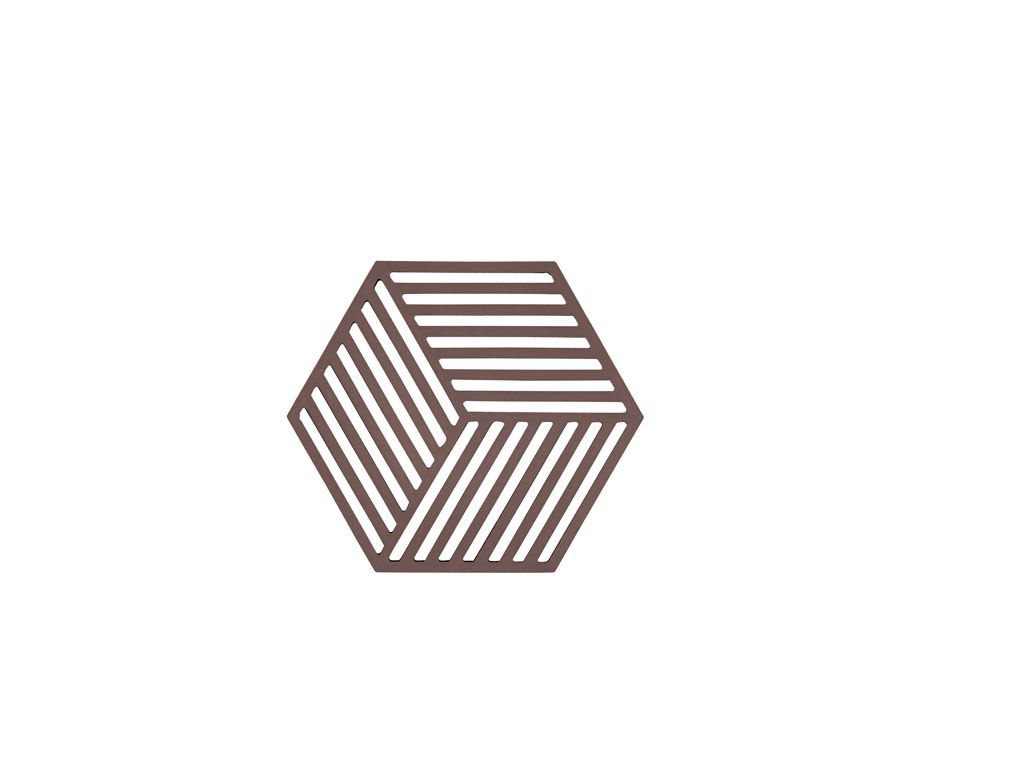 Trivet Hexagon Chocolate