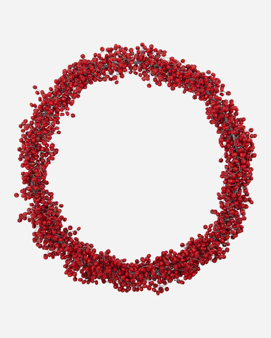 Red Christmas Wreath