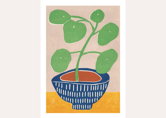 Luiza Holub - Art Print 'Pilea Plant' Wall Art