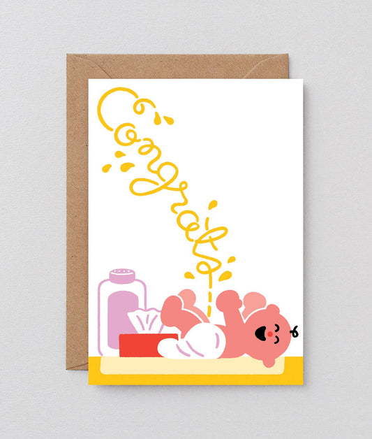 Congratulations New Baby Greetings Card
