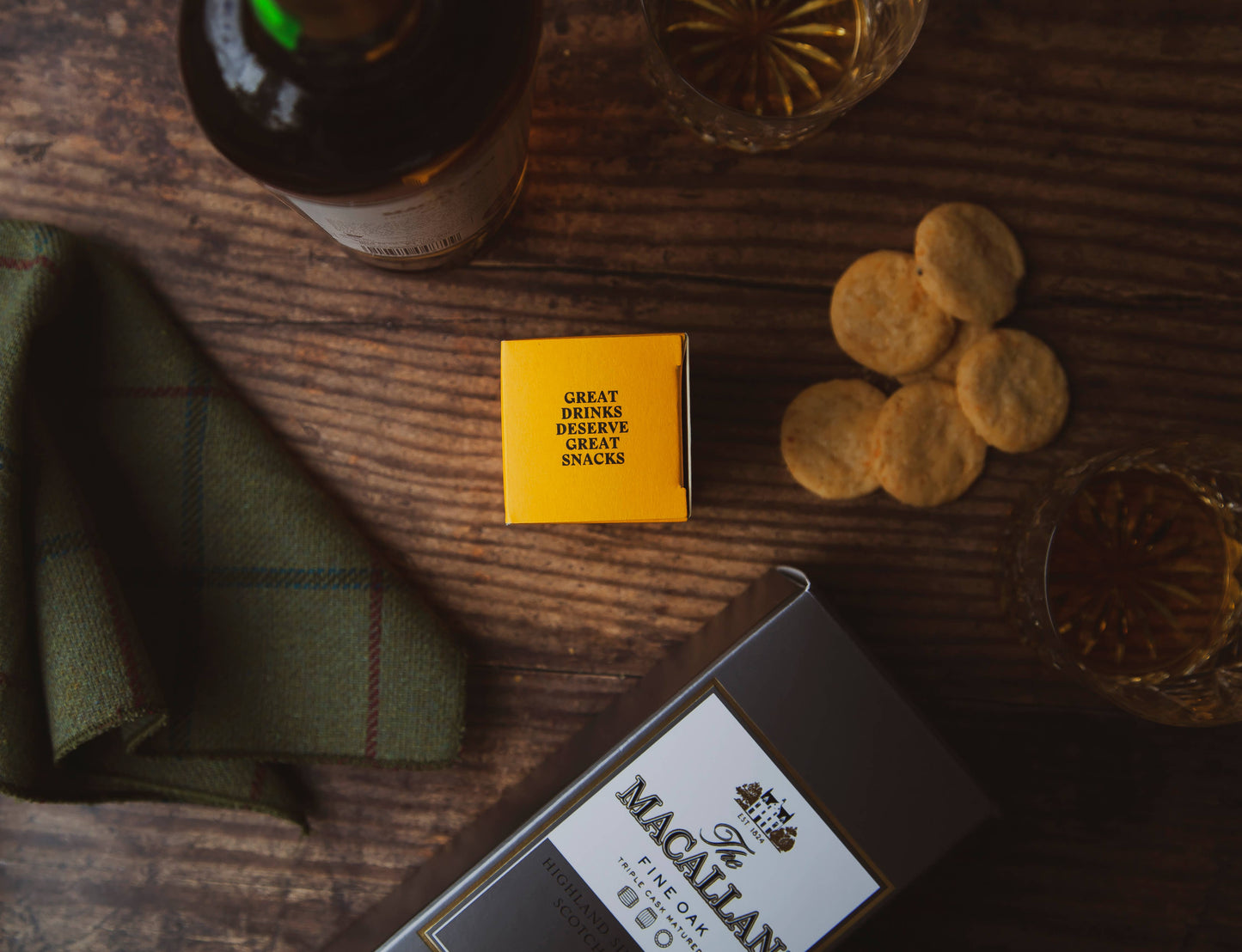 The Drinks Bakery - Drinks Biscuits - Lancashire Cheese & Spring Onion 110g