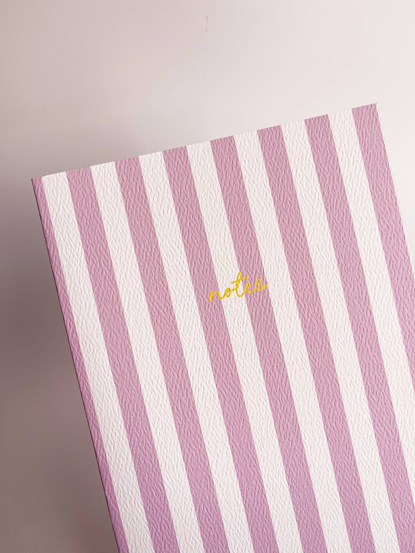 Fin Studio - Striped Notebook with Contrast Color